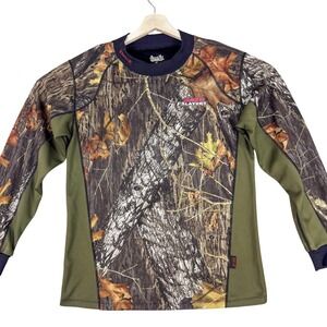 ScentLok Base Slayers Shirt Mens Large Mossy Oak Long Sleeve Hunting Camo